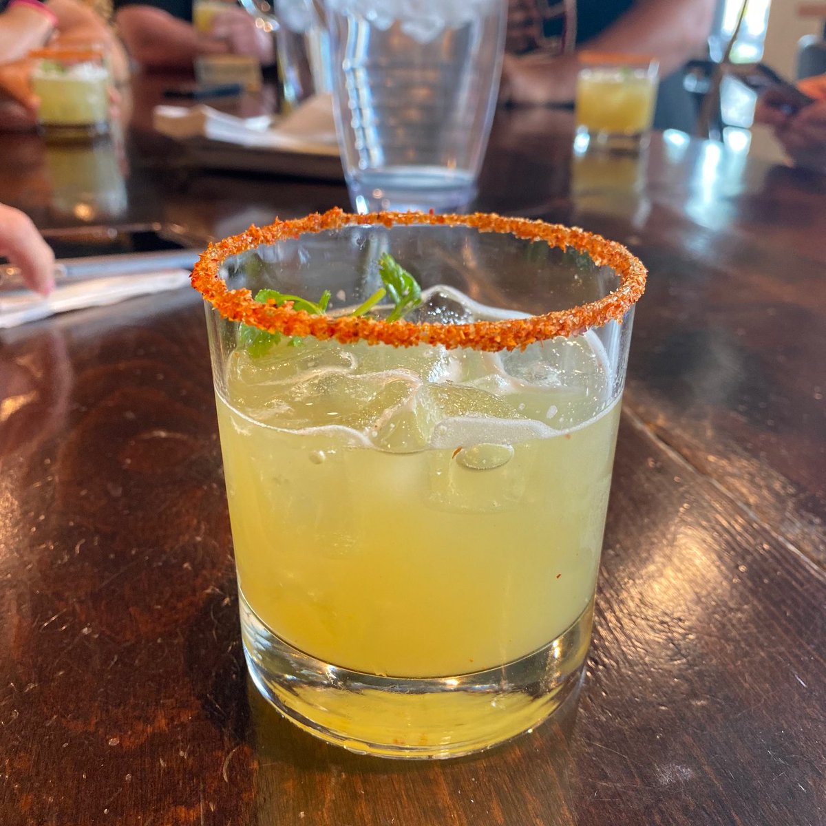 One of our custom tours recently featured this delicious cocktail from Homa <a href="/KinshipLanding/">Kinship Landing</a>. It's called "Mexicali Blues" and features Milagro reposado tequila, pineapple, Scrappy’s firewater tincture, cilantro, lime and a chile lime salt rim. 🌶🍹 Cheers!