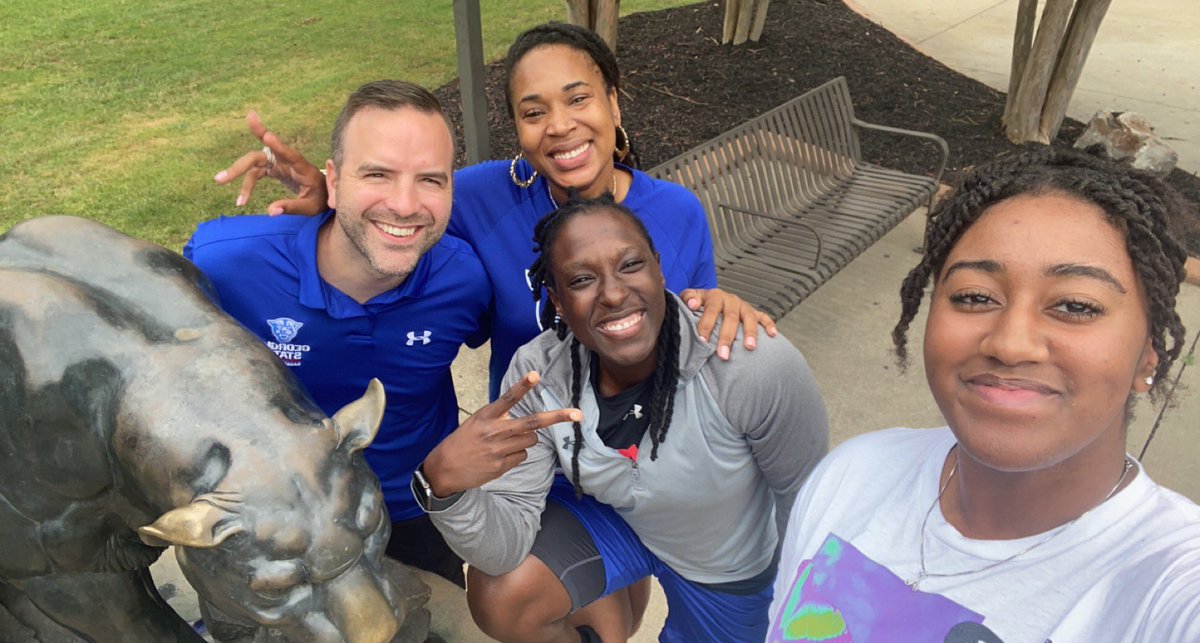 After an amazing visit and quality time with the staff, I’m blessed and honored to receive an offer from Georgia State!! @GSU_WBB <a href="/coachgenehill/">Gene Hill</a> <a href="/coach_jgray/">@teamhunchonxtgen</a>