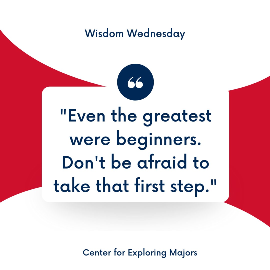 Don't be afraid to take that chance! #USI #ScreamingEagles #WisdomWednesday