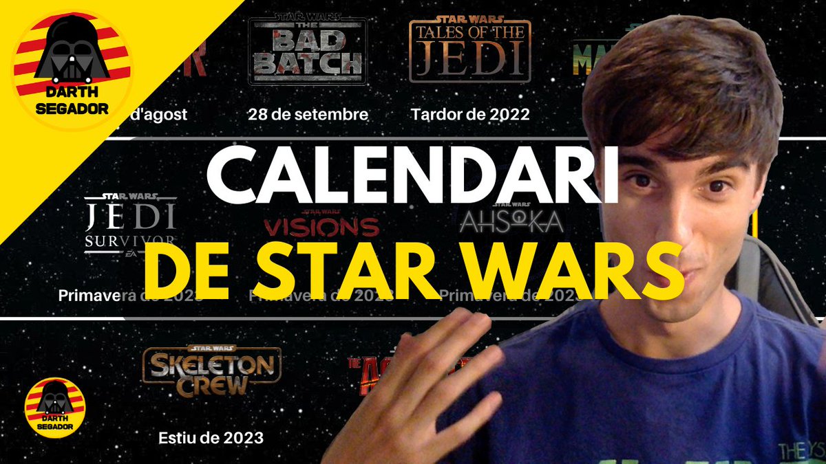DarthSegador's tweet photo. ▶️ NOU VÍDEO! 👊🔥
S'ha acabat #ObiWanKenobi i sentiu un buit cada dimecres sense nou contingut de Star Wars? No estau sols. Descobriu tot el que ens ha d'arribar en aquest nou vídeo!

🔗 https://t.co/58uabBXh1M
 
🔁 Un RT m’ajuda moltíssim 💛 https://t.co/NemyqeYheV
