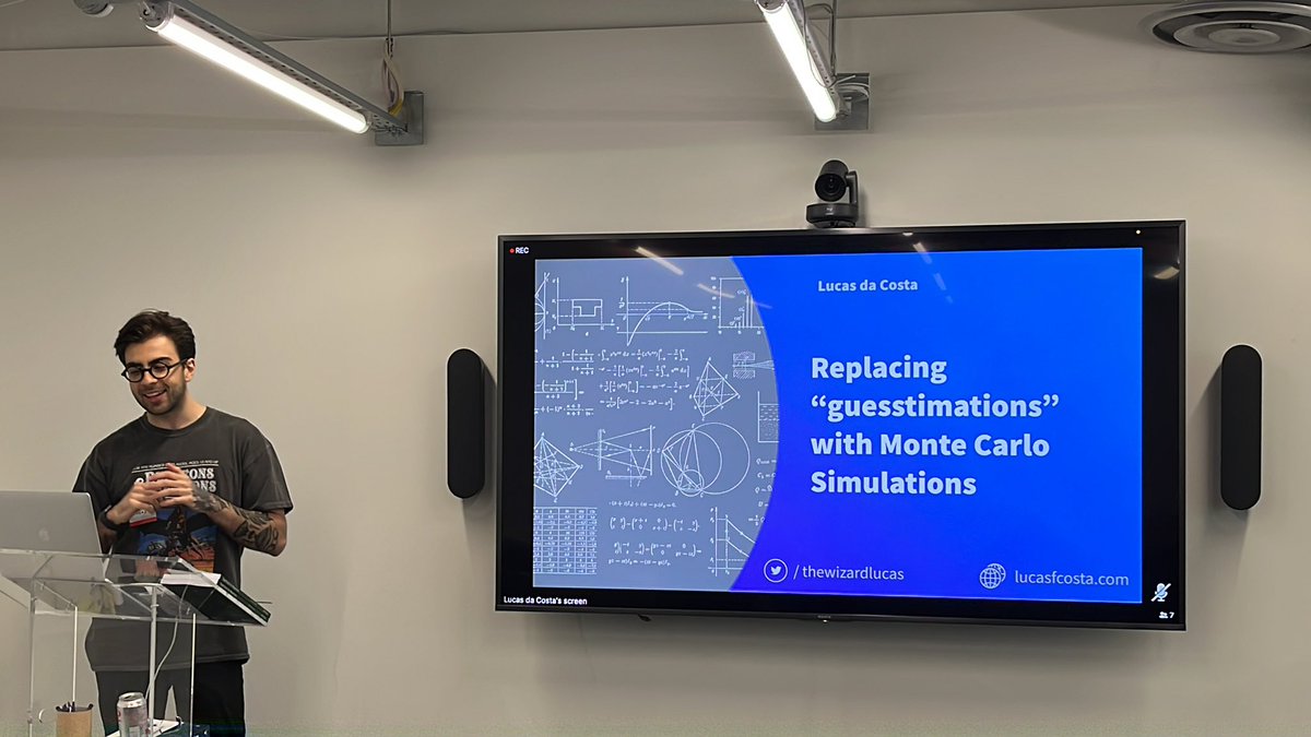 First speaker for today <a href="/thewizardlucas/">Lucas da Costa</a>