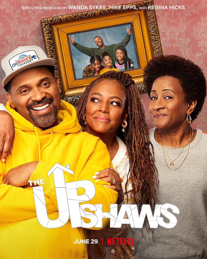 MitchMarchand's tweet photo. Season 2: Part 1 of @theupshawsnetflix is OUT NOW!!! The funny is back! Shout out our bosses @reginayhicks @iamwandasykes @therealmikeepps, our incredible cast &amp; crew that all raised their games, and our #WriteSquad #TheUpshaws @strongblacklead @netflixisajoke @netflix https://t.co/vzOsFjgcRK