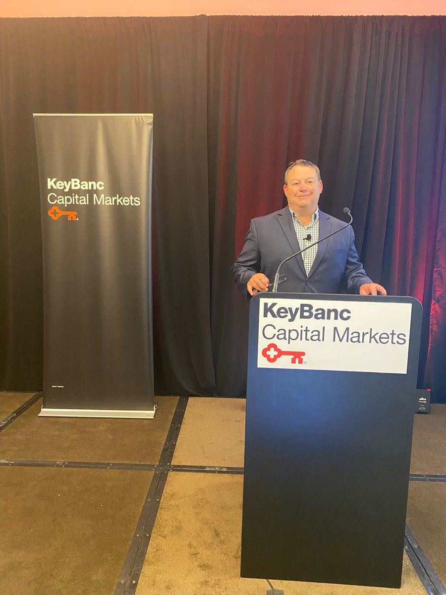 Day #2: equity analyst Steve Barger discusses how we approach forecasting in cyclical end markets and an update on what machinery, rail, and semi-cap end markets look like RE: orders/backlog. #KeyBancCapitalMarkets #equityresearch #KBCMconferences