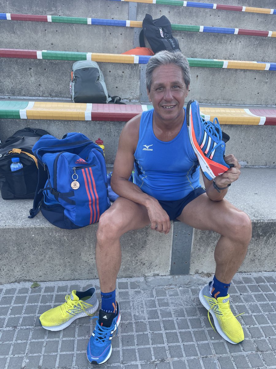 Las series de hoy dedicadas a ⁦<a href="/SoyAtletismo/">Angel David Rodríguez OLY (🔛)</a>⁩   Y no es para darte envidia…😂😂
