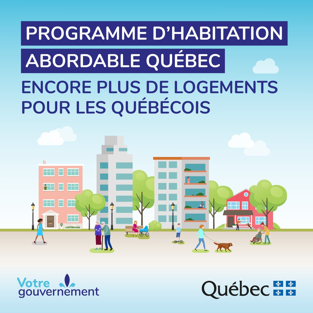 Ce matin, ma collègue <a href="/AndreeLaforest/">Andrée Laforest</a> a annoncé que plus de 1700 logements abordables seront prochainement construits. 🏘🌳
À Châteauguay, ce sont 96 nouveaux logements abordables qui seront bâtis grâce au projet Habitations Saint-Joseph.🙌