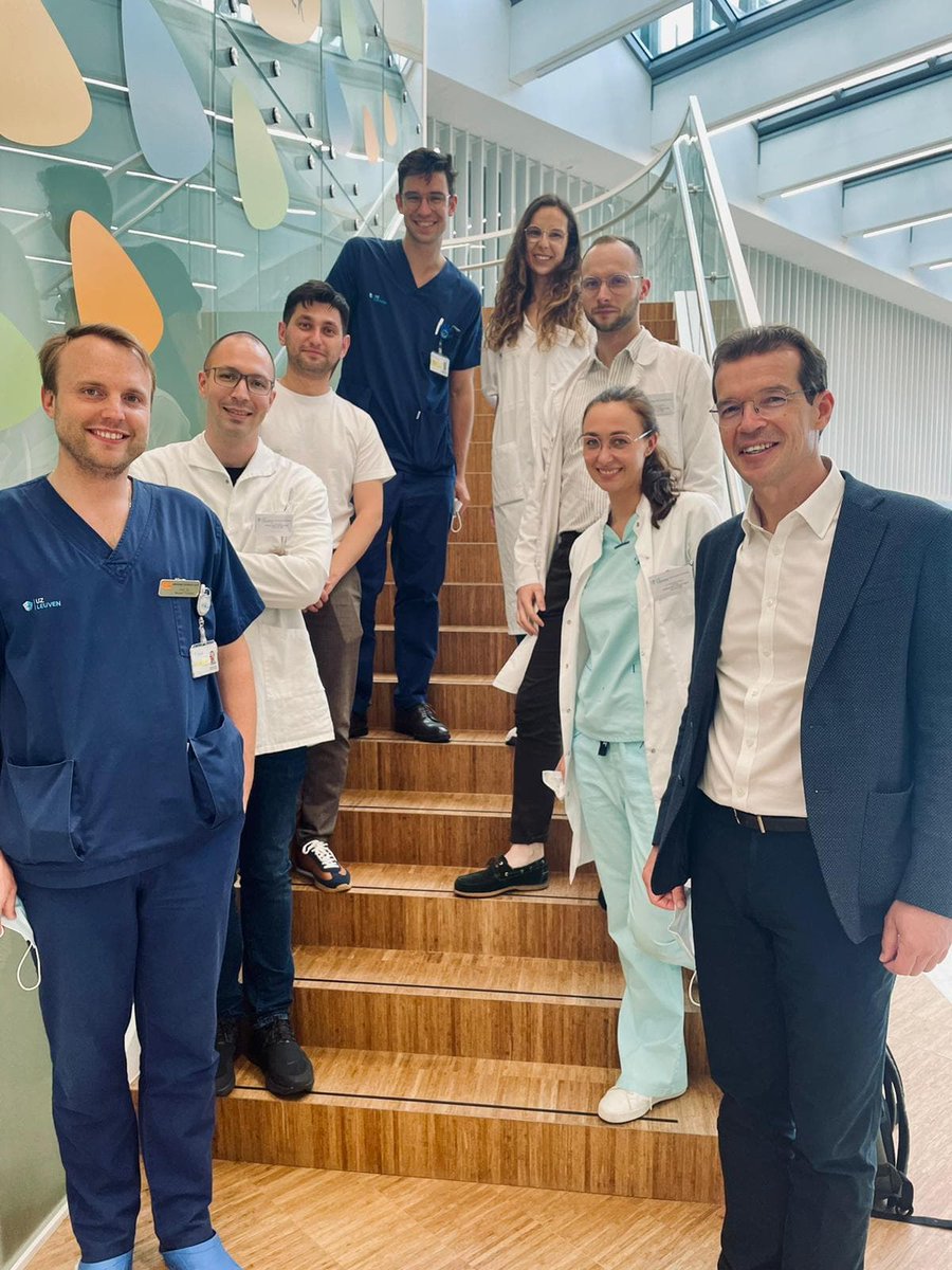 kubadobroch's tweet photo. @ENYGO_official team on Short Clinical Visit in @UZLeuven. Happy to observe work of a top European #gynonc center and to learn from Prof. Amant, Prof. Timmermann, Prof. Froyman and a great team of fellows! https://t.co/MeL7Bs76Ym