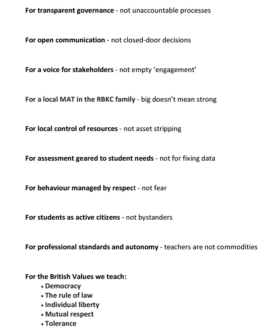 What are we striking for? 
Here are 10 reasons why.
<a href="/StopTheMATness/">Save Holland Park School</a>