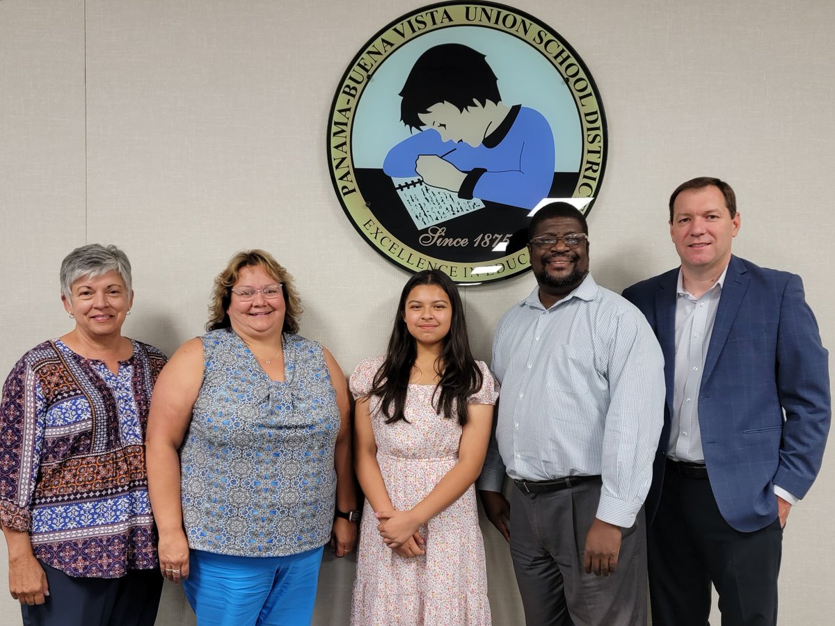 Panama-Buena Vista Union School District (@pbvusd) on Twitter photo Last night at the #PBVUSD board meeting, we had the honor of welcoming back one of our students, <a href="/ThompsonJHS/">Thompson JHS</a> alum Kenyah Castro. She is currently studying political science at <a href="/BAKcollege/">Bakersfield College</a>. We're so proud of you! Our next Board Meeting is 7/12/22. #WeArePBV Last night at the #PBVUSD board meeting, we had the honor of welcoming back one of our students, <a href="/ThompsonJHS/">Thompson JHS</a> alum Kenyah Castro. She is currently studying political science at <a href="/BAKcollege/">Bakersfield College</a>. We're so proud of you! Our next Board Meeting is 7/12/22. #WeArePBV