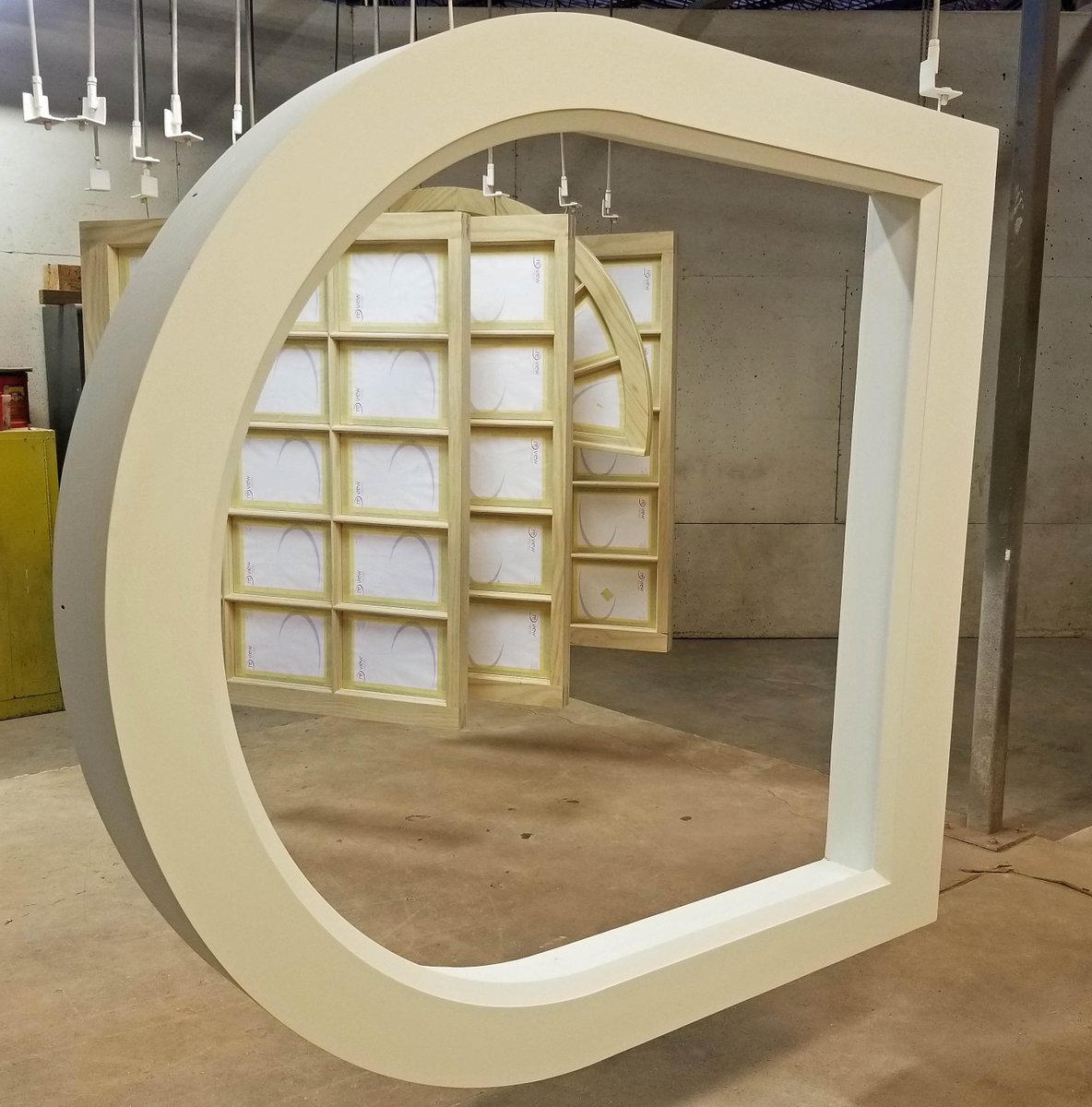 We don't see this everyday at Re-View. We are fabricating a custom window sash that will weigh 256 pounds when glazed and it is only 57" x 61".