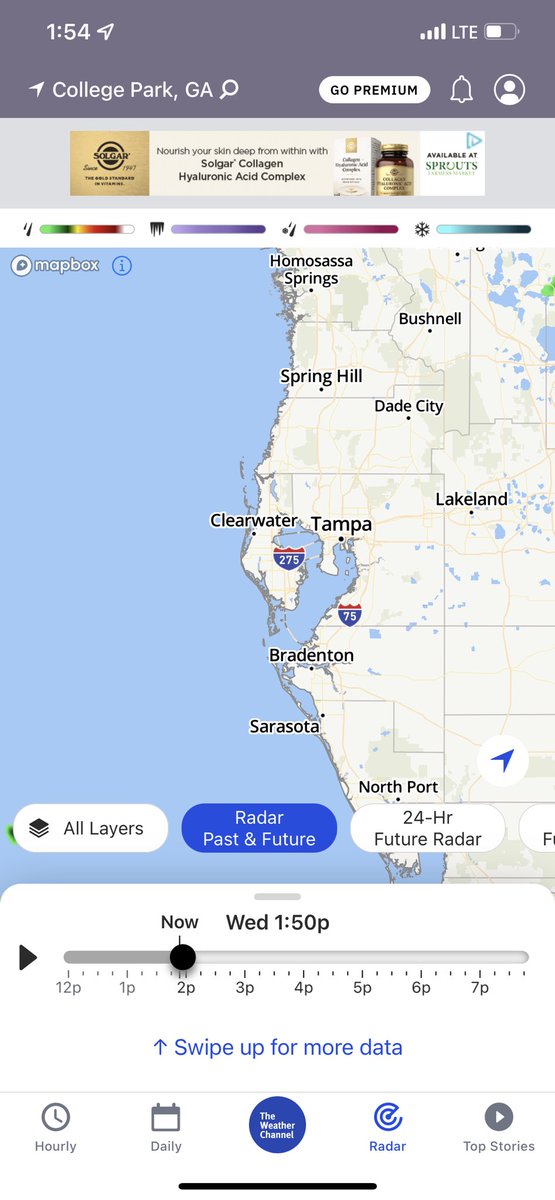 DonWettrick's tweet photo. So @SouthwestAir cancelled our flight- stranding us with 20 HS students. Claimed “weather” as they will not do refunds for “weather related” cancellations. 
Current weather in Tampa: 
Why can’t they just admit pilot shortage and just give refunds?
 Our nonprofit can’t afford this https://t.co/ly1yA8HyjY