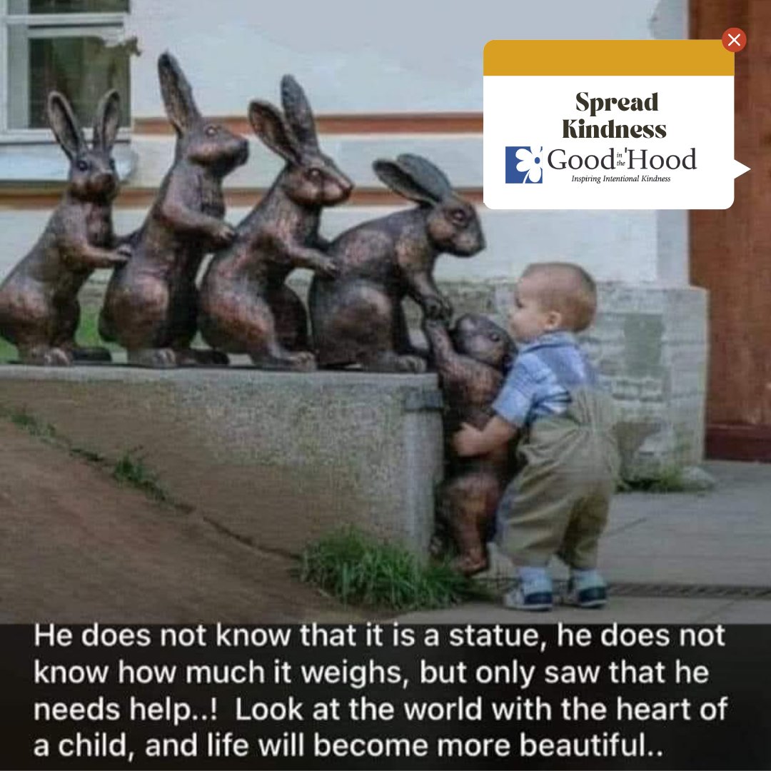Learn more at GOODINTHEHOOD.ORG

 #KINDNESS #SPREADLOVE #makeadifference #learnmore