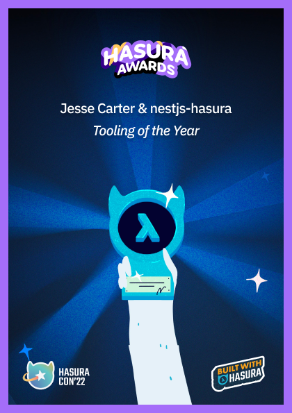 PromptQL's tweet photo. Congratulations to @WonderPandaDev for winning the HASURAward for Tooling of the Year! ๐
#HasuraCon #GraphQL4everyone https://t.co/ZBY4jHzx3b