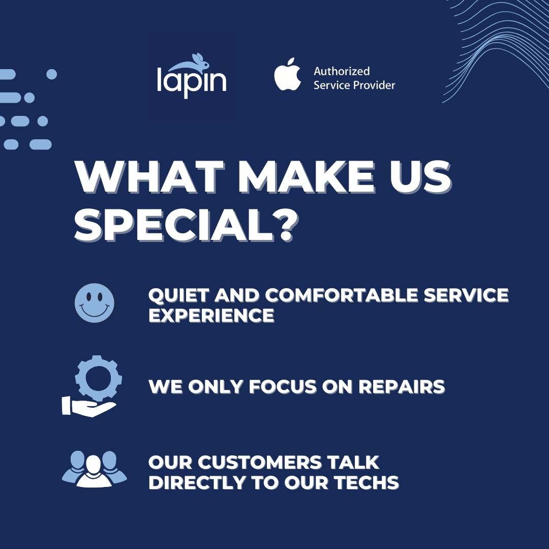 What makes Lapin special? ⭐

Need a Mac repair?
📞  312-328-9945
💻  bit.ly/3CPSOyE

#lapinsystems #macrepair