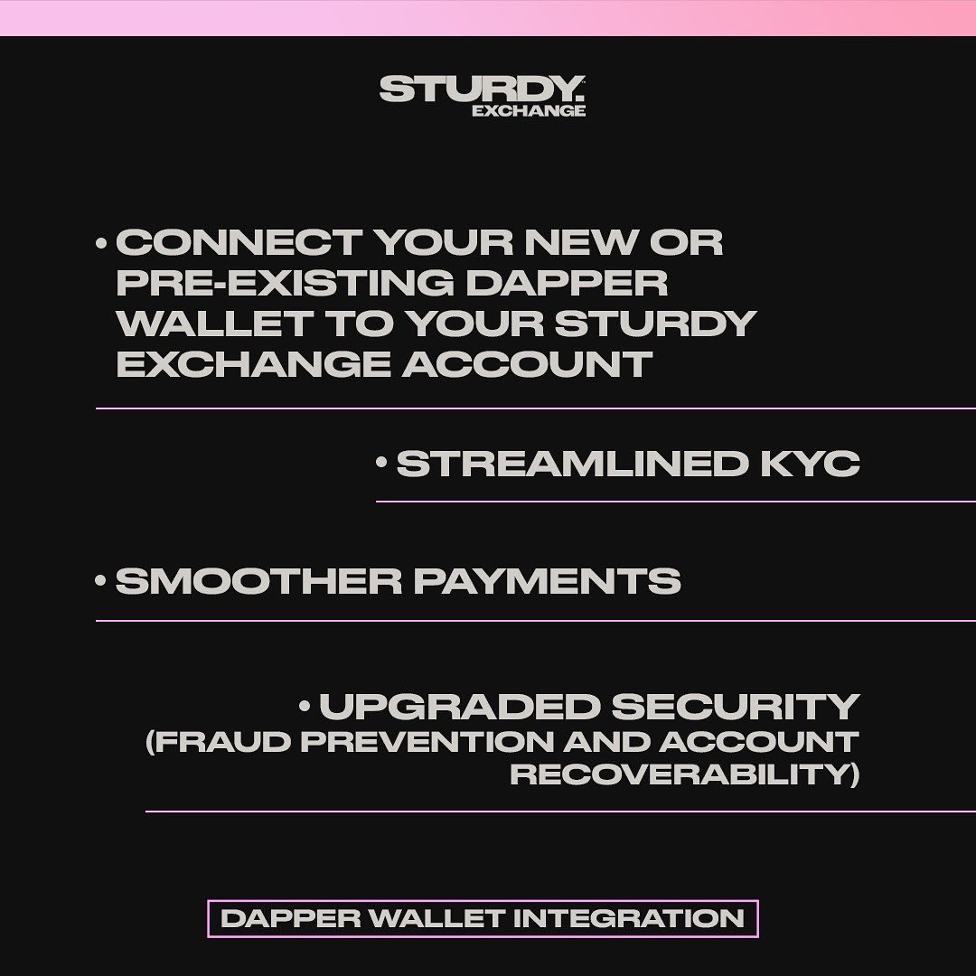 Sturdy Exchange tweet media