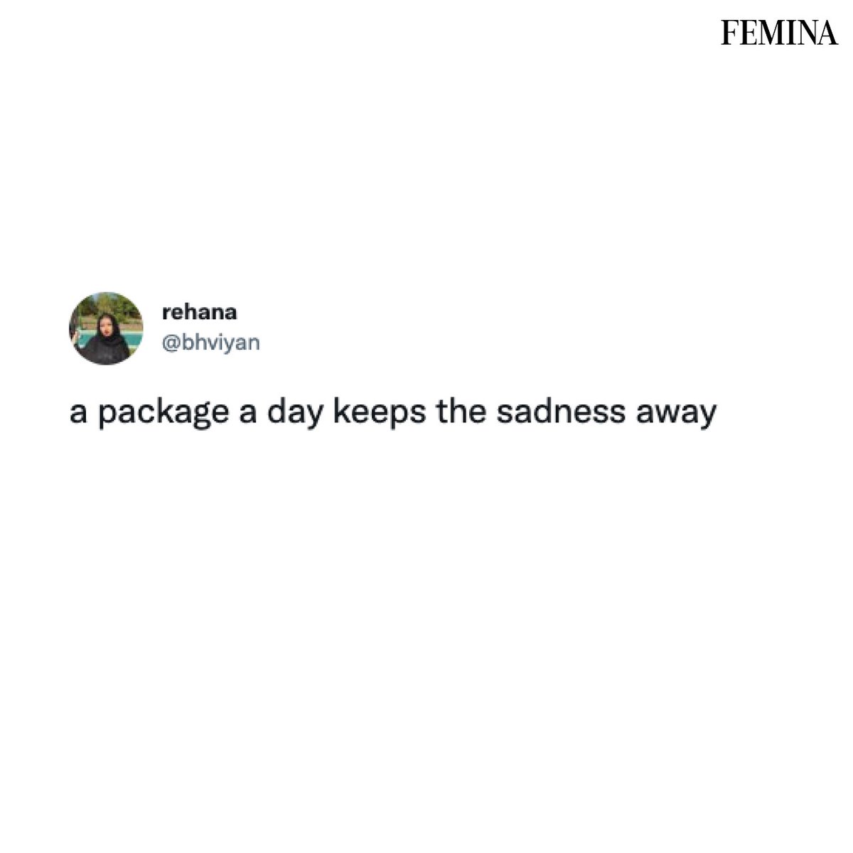 FeminaIndia's tweet photo. Me being sad 🤝 online shopping
#tweets #meme #relatable #onlineshopping #shopping #cart #shippingcharges #lol #funny #lmao #femina #FeminaIndia https://t.co/7jODVvGJAZ