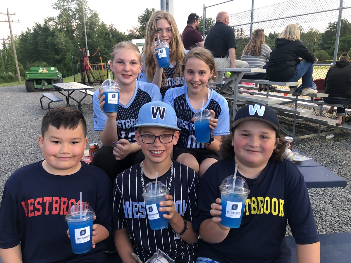 We are proud to sponsor the Westbrook Little League this season. Those blue slushies look delicious!

#ProudSponsor #SupportLocal #BankLocal