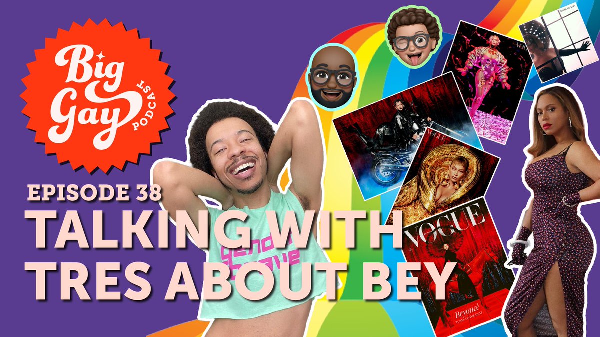 TheBigGayPod's tweet photo. Episode 38: Talking with Tres about Bey! | BGPodcast https://t.co/Gpuy2WFyda via @YouTube #beyonceisBACK #podcast #beyonce https://t.co/MQXzB4aNcO