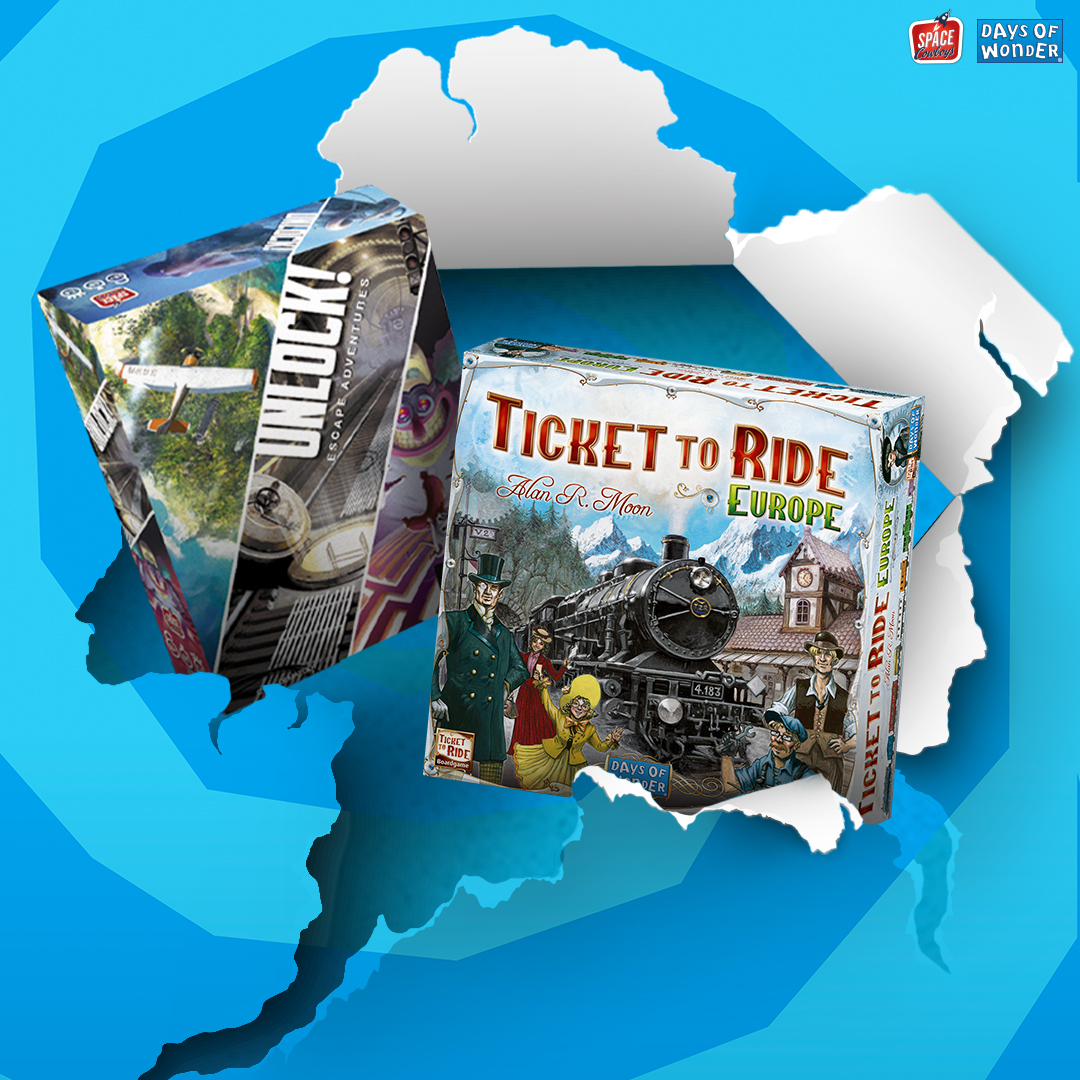 A brand new promotion featuring Ticket to Ride Europe & Unlock! is just around the corner! Look out for our post next week for more details! 👀🥳