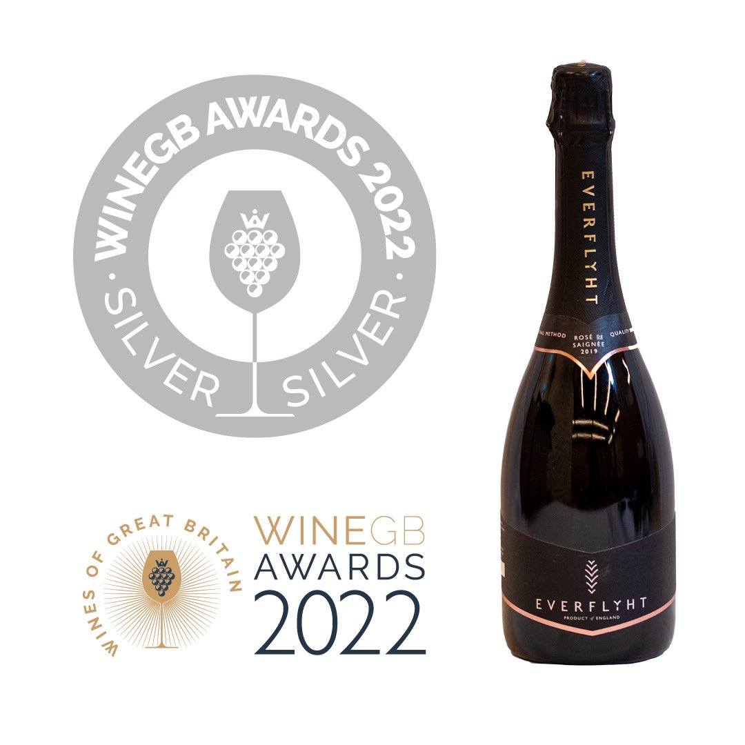 We were so pleased to receive the exciting news last week - we picked up a silver medal for our Everflyht Rosé de Saignée at the <a href="/Wine_GB/">Wines of Great Britain</a> #winesofgbawards our first time entering with our debut wines so a very promising start #englishwine #eastsussex