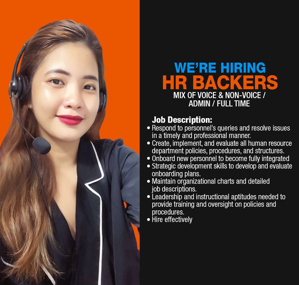 RalphLao03's tweet photo. Looking for a permanent work-from-home job? We got your back!

We are #HR Backers!

Join us today and experience the #perks and #benefits of #workingfromhome.

Apply>>https://t.co/fU1vVtAuKE https://t.co/EQmGLQQPNx