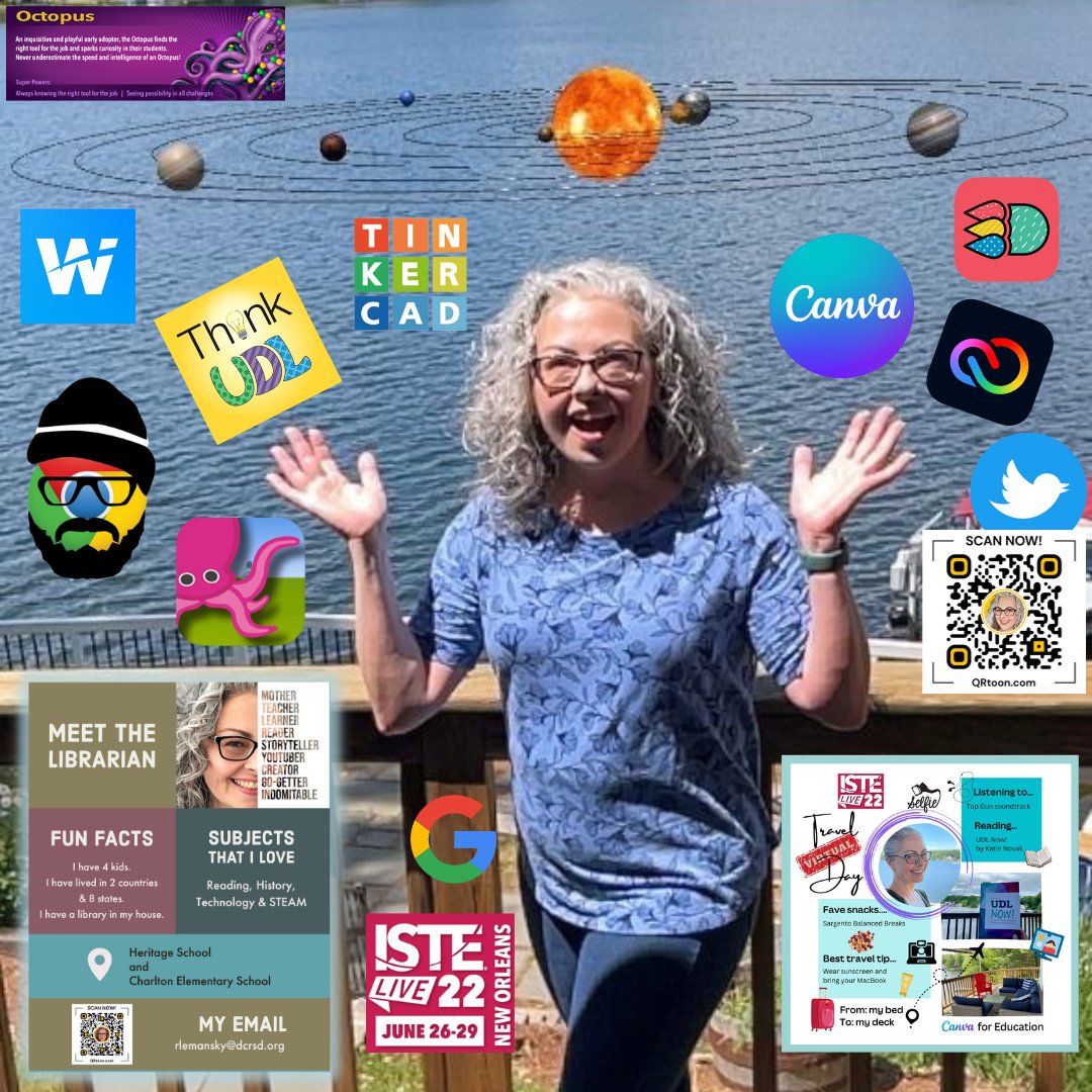 LemanskyRachel's tweet image. How #ISTELive has made me feel! #ISTELiveContest AppSmashing @canva @AdobeExpress @3DBearOfficial  shows just SOME of my great learning. @istelib @iste @ericcurts @apsitjen @tinkercad @wakelet @DoInkTweets @tishrich @ClaudioZavalaJr @MrNunesteach