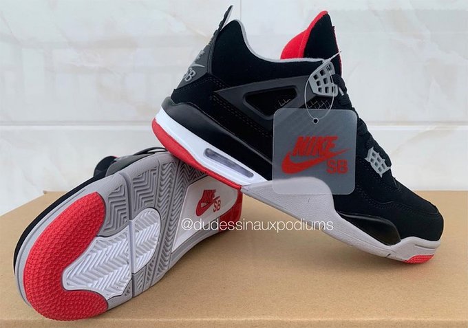 Air Jordan 4 x Nike SB Collab Surfaces Online: First Look