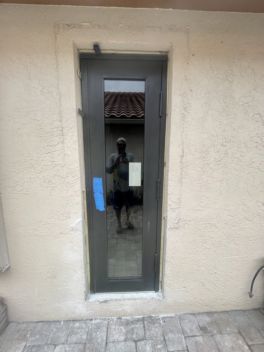 Cut out for a little impact door , you know for narrow people