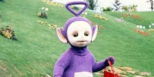 First stage of the #TDF2022 is literally shaped like Tinky Winky's face from Teletubbies