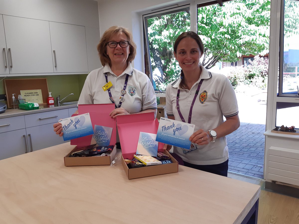 VrsSolent's tweet photo. A well deserved thank you from NIHR to Jen and Katy for their contribution to research! https://t.co/prUB1VjLV3