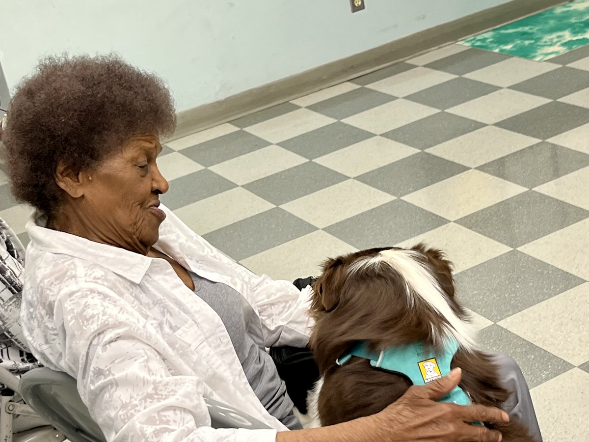 FriendlyHouseIa's tweet photo. Thank you Cara, from Heel.Sit in East Moline and Moline for visiting our senior program yesterday!  Our group really enjoyed interacting with your beautiful dogs! https://t.co/RxrdFAwbLx