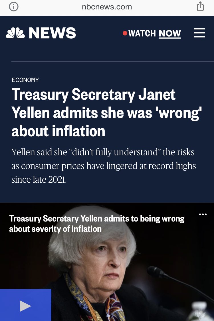 terrencebtc's tweet photo. "I think we now understand better how little we understand on inflation" Jerome Powell said Wednesday. Sky-high inflation could turn permanent
 
They act like inflation isn’t cause and effect. As of it’s as random as walking outside and catching a cold https://t.co/j9so0OvonQ