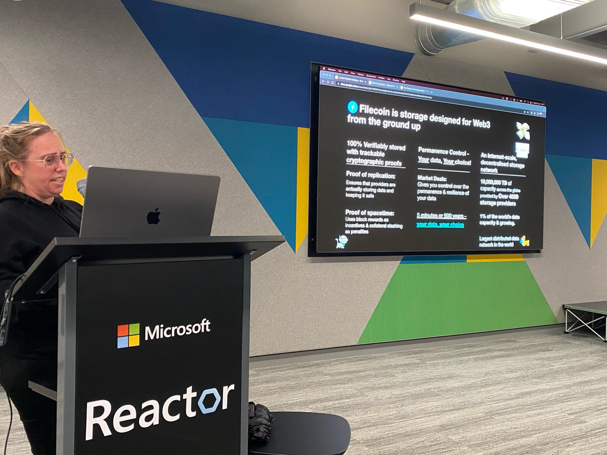 <a href="/liamchampton/">thejetdev</a> <a href="/klimatelink/">KlimateNet</a> <a href="/DeveloperAlly/">Ally Haire | deAI</a> <a href="/IPFS/">IPFS</a> <a href="/Filecoin/">Filecoin</a> Filecoin is a decentralised, incentivised market for storage of IPFS assets.