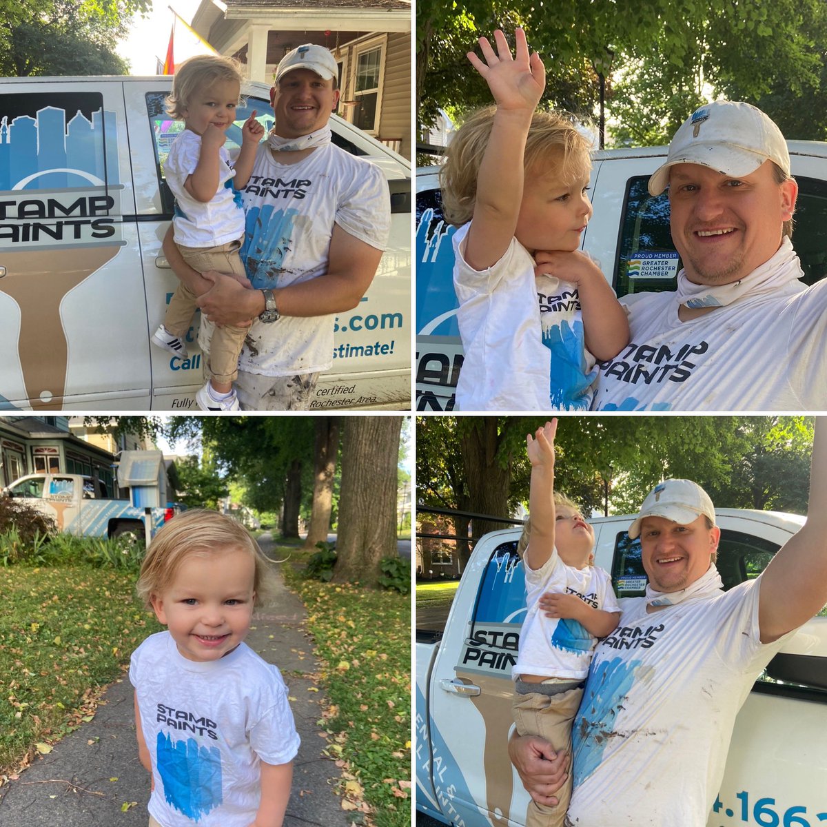 We love being members of <a href="/RochesterChambr/">Greater Rochester Chamber</a> and our youngest “employee” agrees! #rocchamber22 #roc #flx #stamppaints #interiorpainting #exteriorpainting #residentialpainting #commercialpainting