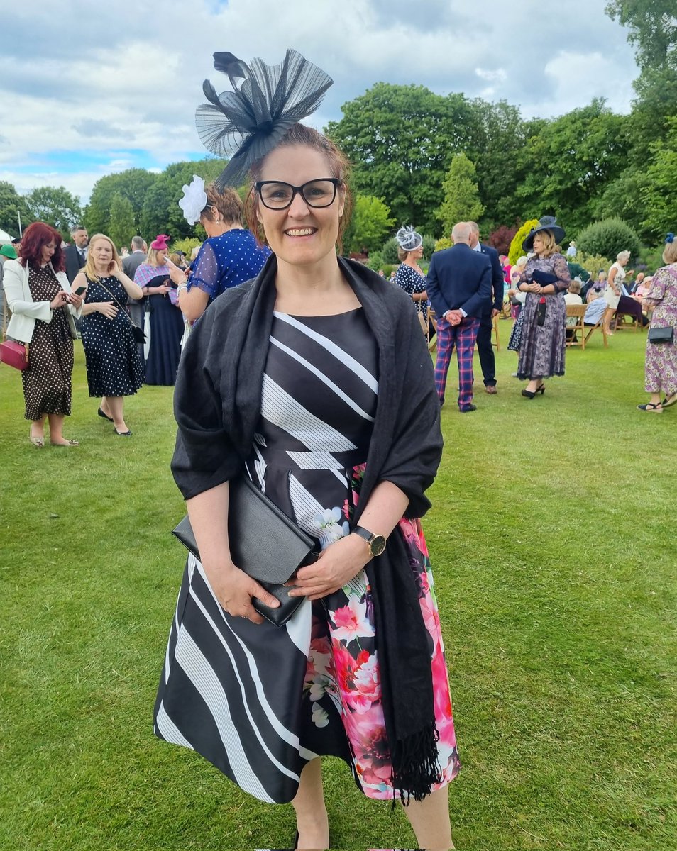 Huge thanks to @alisonmcgoo and to all at @HSCPshire for this Location Manager to have a royal day oot at The Royal Garden Party. It meant a lot to me to be nominated and be there today ❤️ Thank you all, Kimberley x