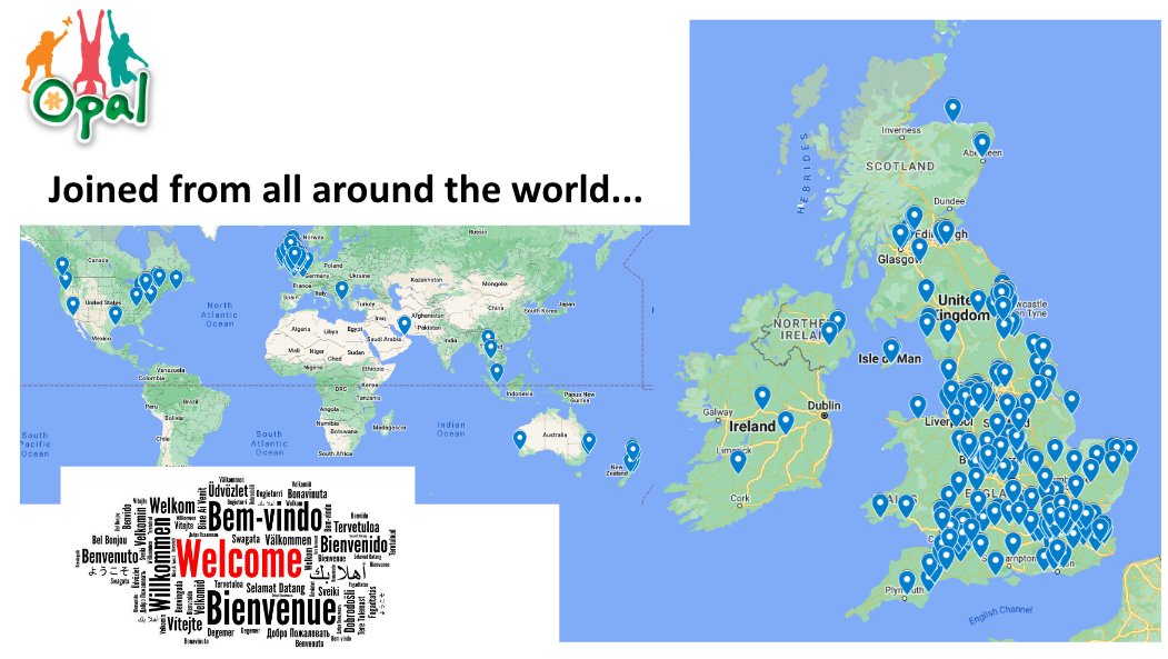 OH WOW. Finishing off collating the presentation for TOMORROW's conference on #FreedomToPlay, and just did a map of where the 400 registered delegates are coming from... WOW Bangkok to Seattle to the most easterly part of the UK... You coming?eventbrite.co.uk/e/freedom-an-o…