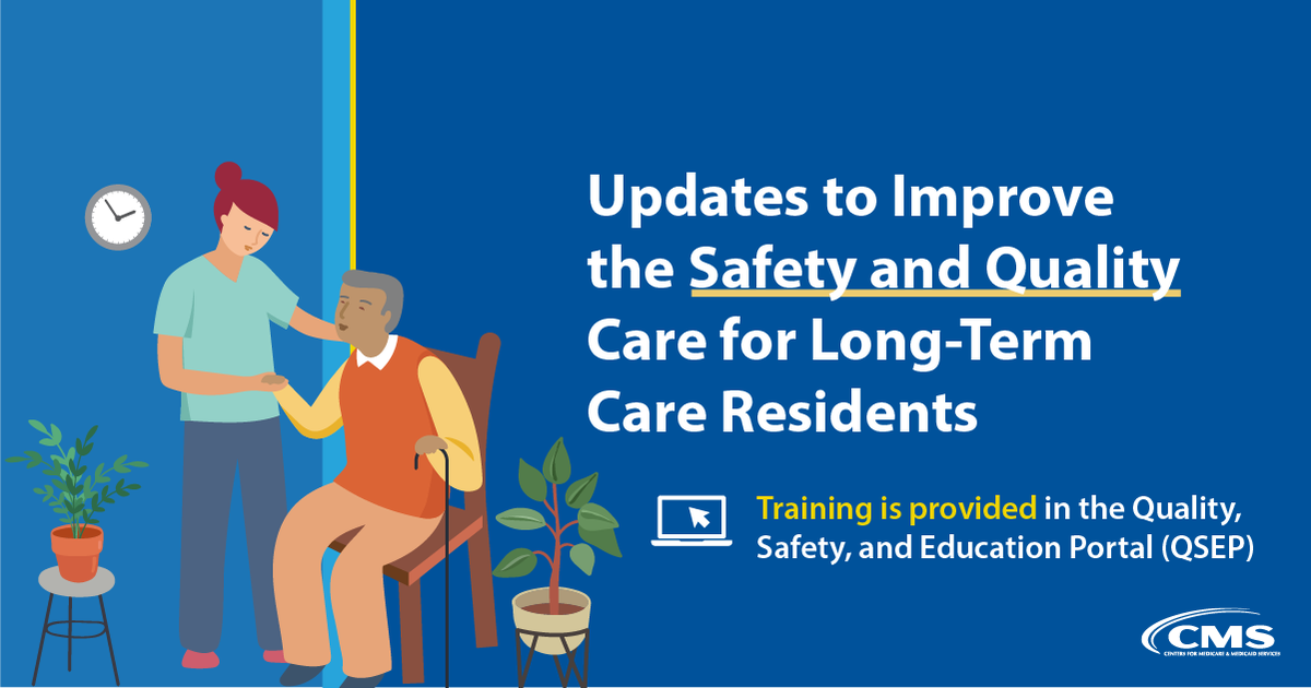 Today <a href="/CMSGov/">CMSGov</a> issued new guidance on health and safety standards that Long-Term Care facilities must meet. We are continuing to focus on improving safety and quality of care and reducing room crowding. cms.gov/newsroom/press…