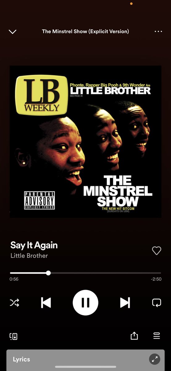 CoachPatnaude's tweet photo. Just one of those perfect type of hip hop tracks
#theminstrelshow https://t.co/3Ia9hYlTr5
