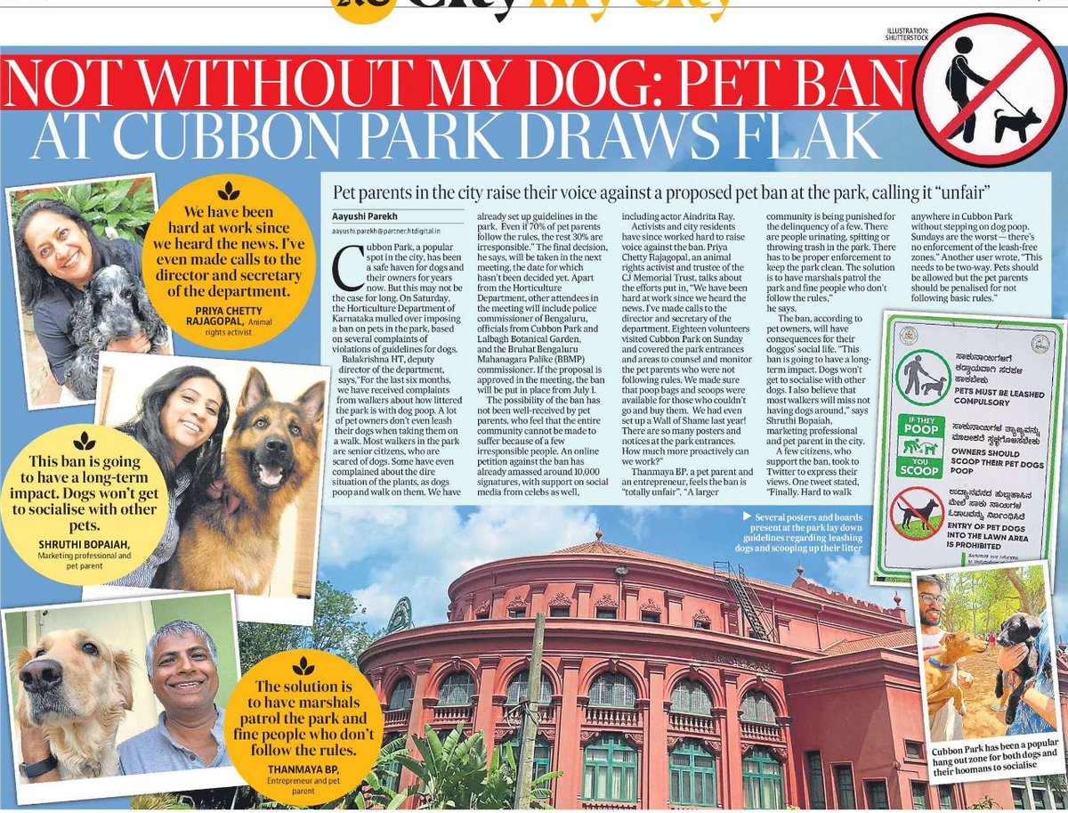 shruthibopaiah's tweet photo. Creating awareness continues as we wait to hear on the #dogban which is on hold . Update has been shared with all 22k citizens who signed the #onlinepetition #responsiblepetparenting
#leash #pickuppoop @cubbonparkcani2 @priyachettyr @ChangeOrg_India @sandeepohri https://t.co/OvelFDDbqd