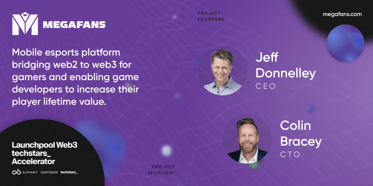 Meet @MegafansEsports, a mobile #esports platform onboarding gamers to Web3 &amp; helping devs increase their players LTV.

Join us, <a href="/alphabitltd/">Alphabit Capital</a> &amp; <a href="/LaunchPoolXYZ/">Launchpool ($LPOOL 💙,🧡)</a> at #DemoDay on 6/30 to learn more/watch all our #Web3 founders pitch.

RSVP for virtual Demo Day: tsta.rs/3ZAz50JKV4a