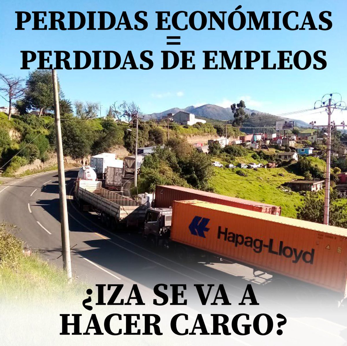 Abiplap's tweet photo. @teleamazonasec Perdidas de empleo y económicos es lo que eso padecido por la conaie #NoMásViolencia
#CorreaNuncaMás https://t.co/vSkaalzSLc