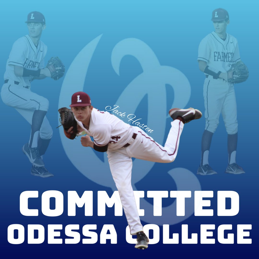 Jack Hasten (@jackhasten_) on Twitter photo I am excited and beyond grateful for the opportunity to further my athletic and academic career at Odessa College! Thank you to @farmerbaseball, <a href="/TexasCannonsBB/">Texas Cannons</a>, @RicoReyes27, <a href="/Coach_KLay/">Kurtis Lay</a>, my teammates, my family and everyone who has believed in me along the way. Go Wranglers! I am excited and beyond grateful for the opportunity to further my athletic and academic career at Odessa College! Thank you to @farmerbaseball, <a href="/TexasCannonsBB/">Texas Cannons</a>, @RicoReyes27, <a href="/Coach_KLay/">Kurtis Lay</a>, my teammates, my family and everyone who has believed in me along the way. Go Wranglers!