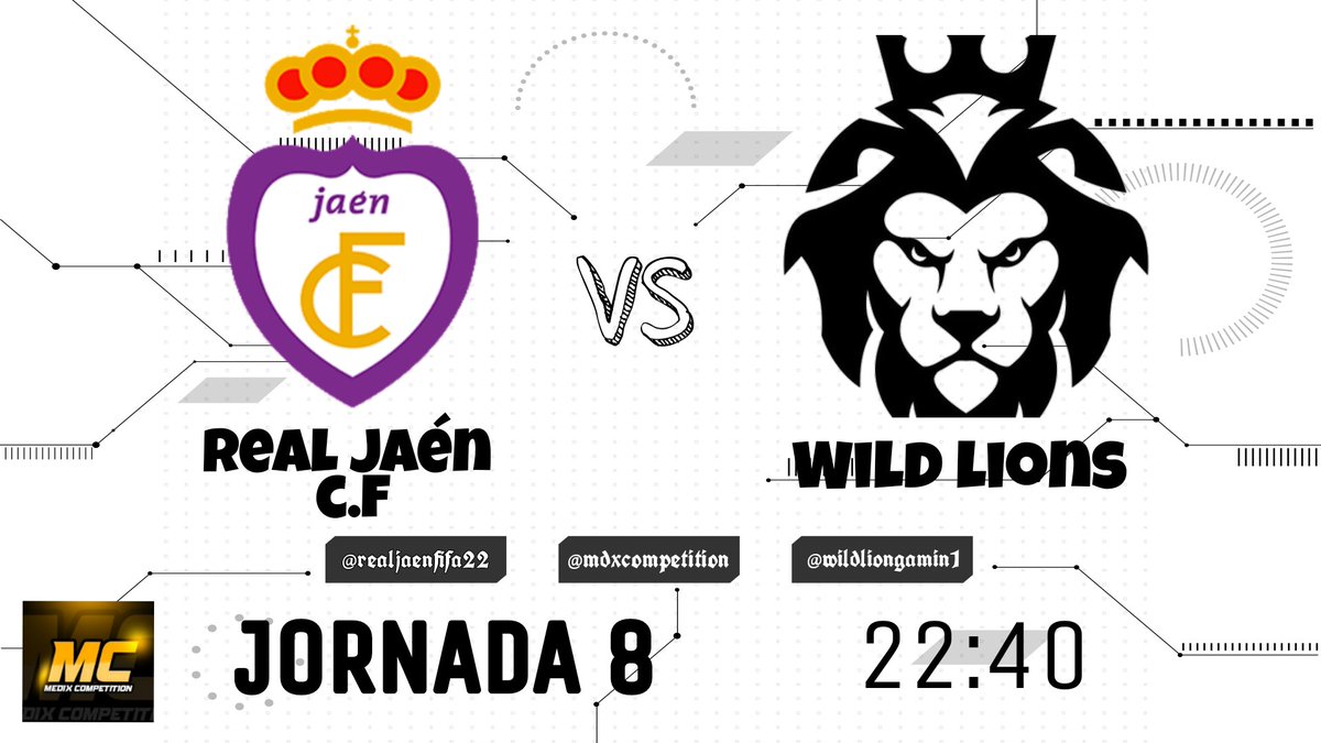 Jornada 8, nos enfrentaremos a <a href="/WildLionsGamin1/">WildLionsGaming</a> en nuestra octava jornada en la @mdxcompetition esta noche