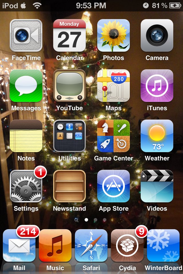 thetechguy600's tweet photo. Good ole classic Jailbroken iPod touch running iOS 5 

#iOS #iOS5 #Apple #Tech #iPodTouch #iPhone #iOS16 #iOS15 #iOSJailbreak #Mac #technology #Techreview #Redsn0w #iPad #Android #Nostalgia #nostalgic #Classic https://t.co/hKQScaFcOp