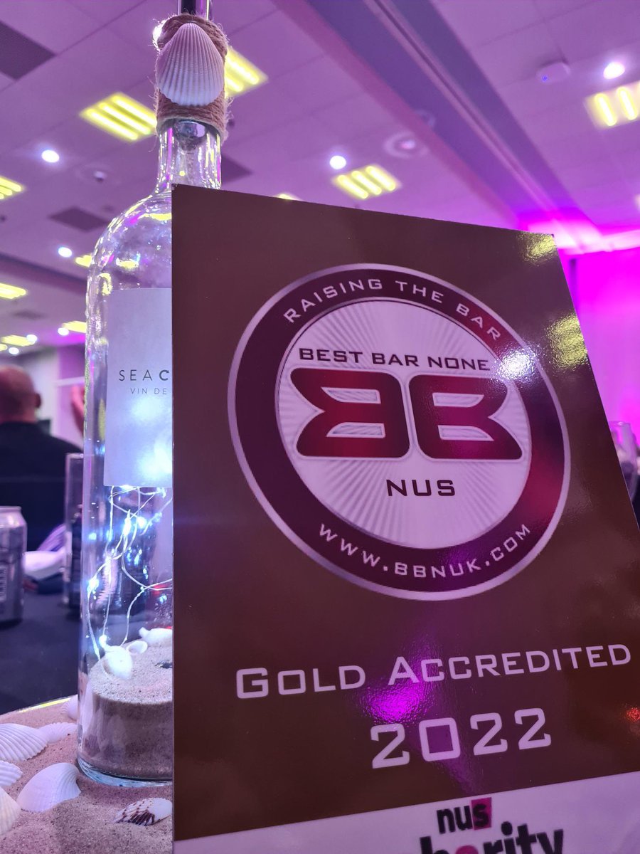 Proud to announce we have achieved Gold at this years @bestbarnone_1 🏆 This top accreditation highlights our continued work and commitment to help provide a safer night out to all.