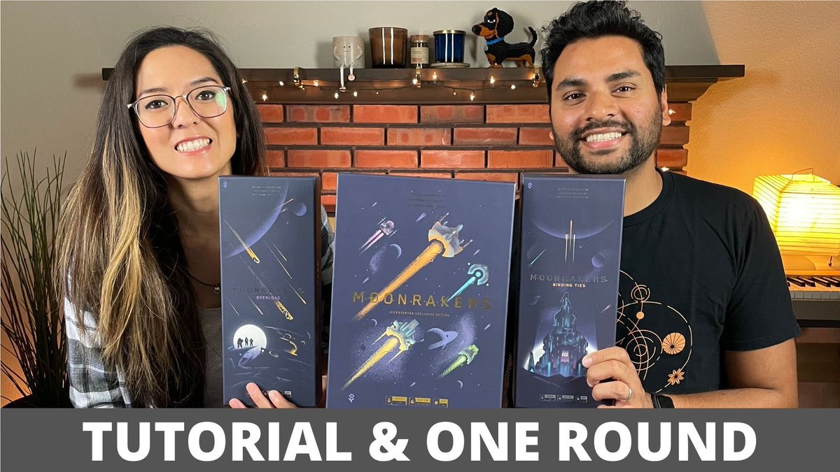 Please join us for a tutorial of “Moonrakers” the base game + an overview of 2 of their upcoming expansions coming soon to Kickstarter -

Link: youtu.be/6dGSMRTF6hs