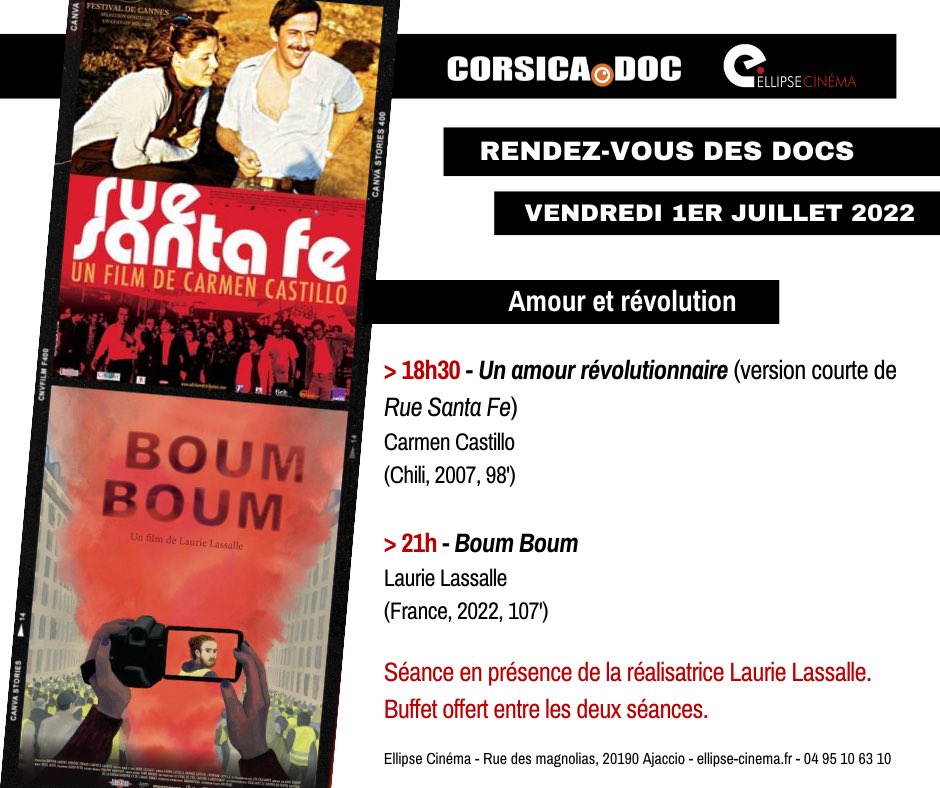 Quelle que soit l’époque, quand amour rime avec révolution, c’est toujours l’âge des possibles. Carmen Castillo au Chili avec Salvador Allende dans les années 70,  Laurie Lassalle à Paris avec les gilets jaunes en 2018... Deux femmes ont connu cet âge, deux femmes l’ont filmé.