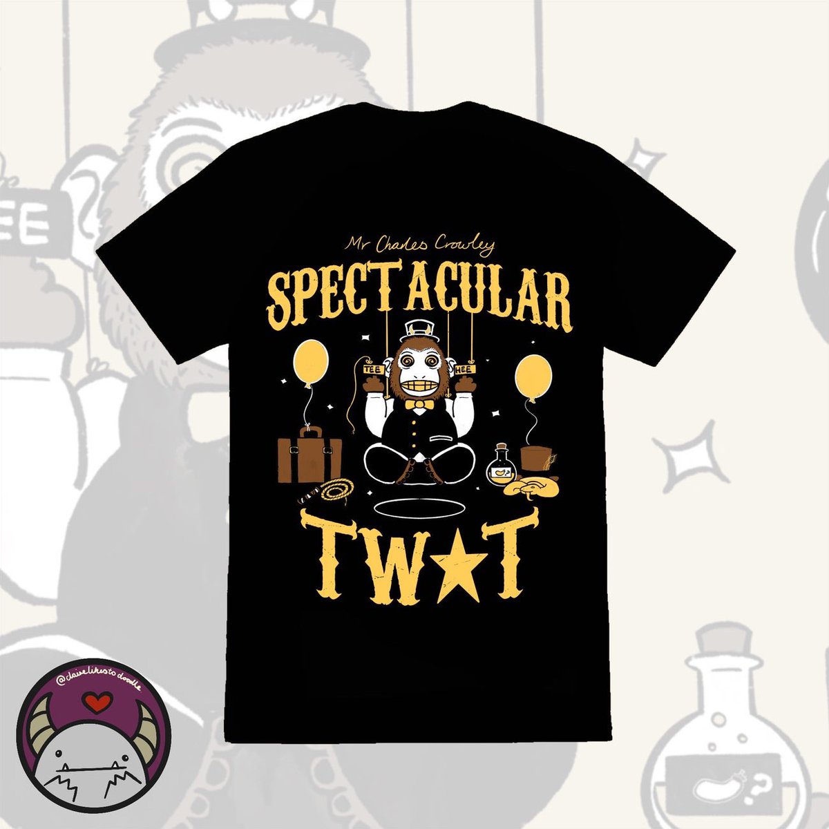PWHistoricalS's tweet photo. Any idea when orders for these are shipping @CrowleyCarnival? Dying for it to arrive since I saw you at @ThisIs_Progress #SSS16 #SpectacularTwat https://t.co/fvPdLENVx2