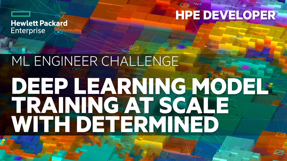 HPE_Developer's tweet photo. Explore the fundamentals of open source Determined to see how deep learning at scale can be simplified. Take the ML Engineer Challenge at the Hack Shack @HPE_Discover 2022 to learn more and earn a chance to win a prize! #HPEDiscover #LetsHackShack
https://t.co/rvfbO0WMLN https://t.co/eNuM68qhpz