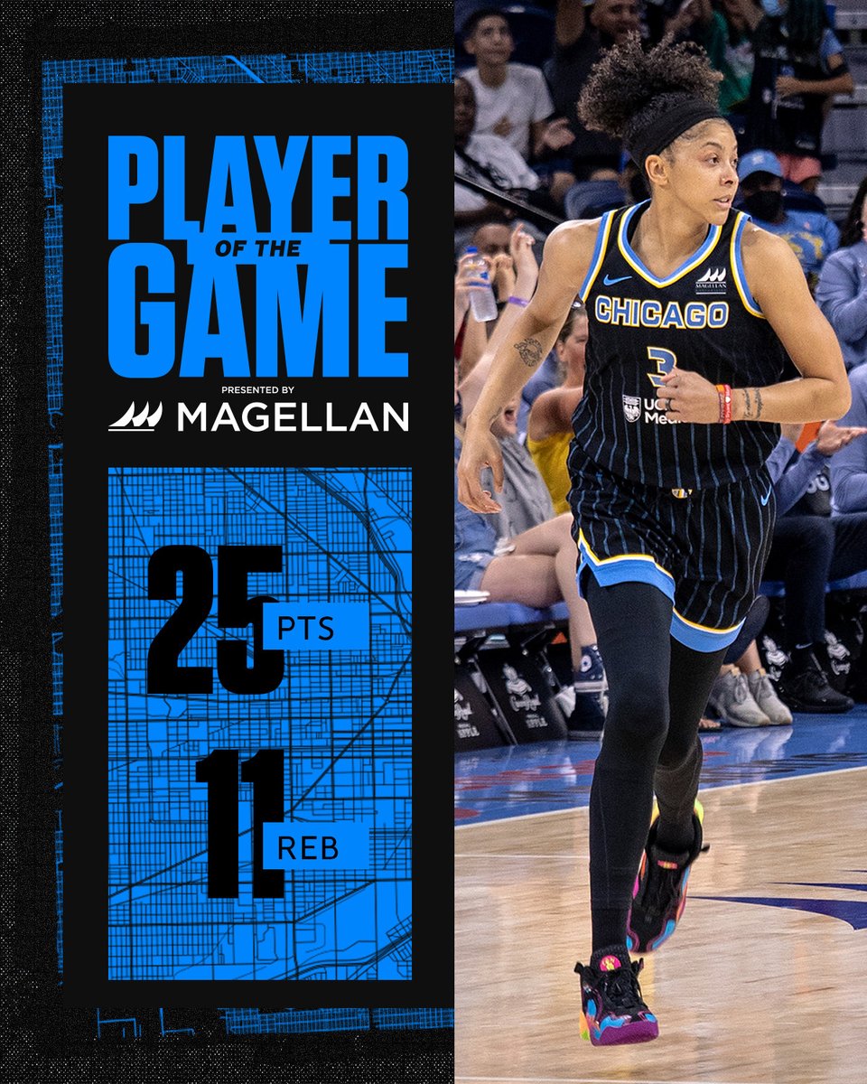 Making history and dropping another double-double? Another day in the life of @Candace_Parker, today's @MagellanCorp Player of the Game!