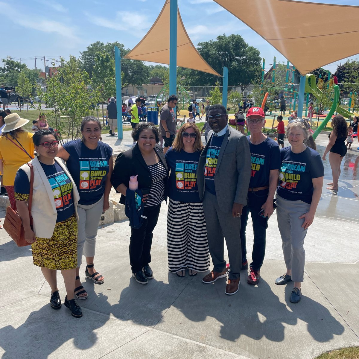 It was a beautiful day to learn and play—and to officially open Burnham Playfield! Thanks to <a href="/mkerec/">Milwaukee Recreation</a> for their work in helping MPS ensure all our young people and families have access to quality facilities and programs #MPSProud
